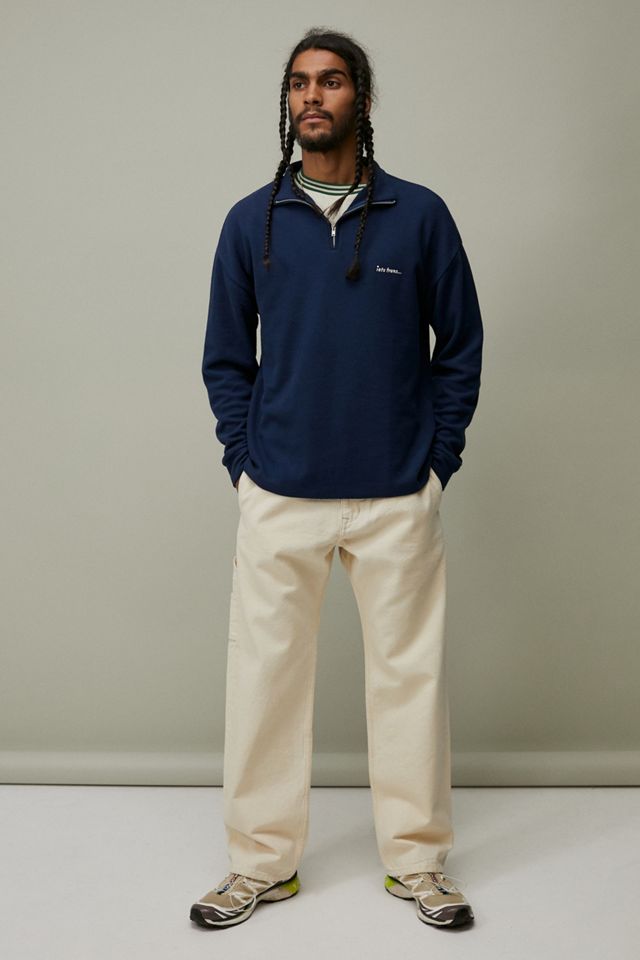 iets frans... Navy Finta Felpa Collo #1