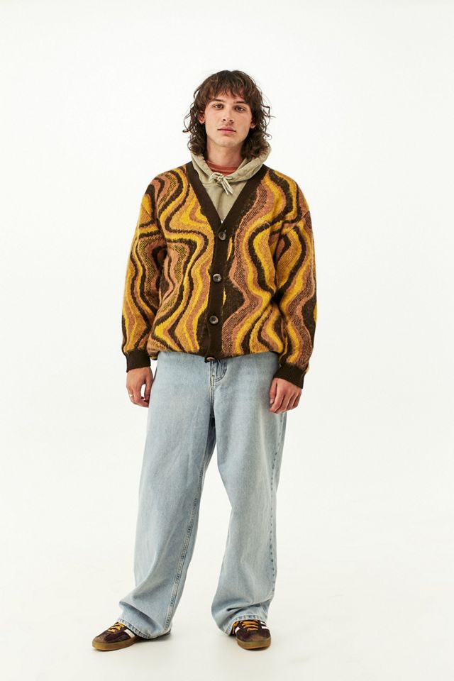 iets frans... - Cardigan à imprimé marbré marron #2