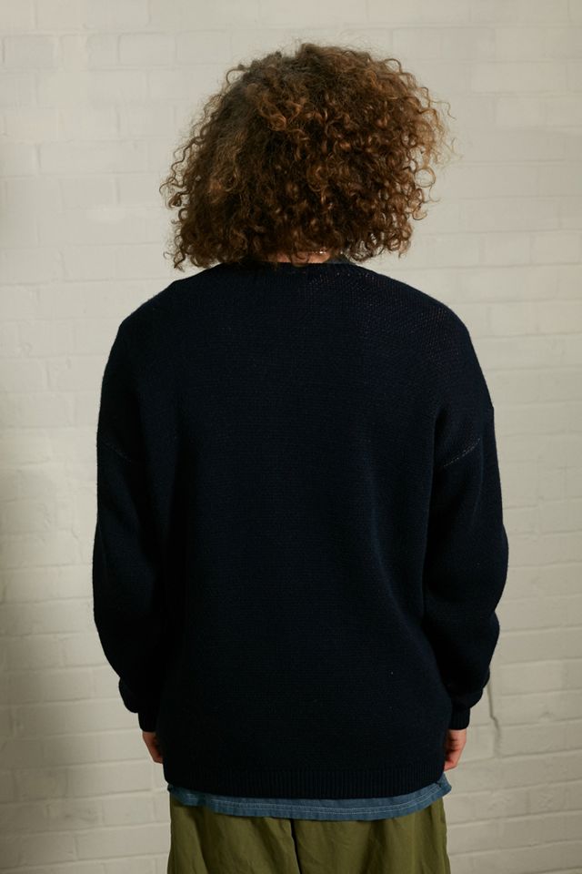 UO Navy Peace Knit Jumper #2
