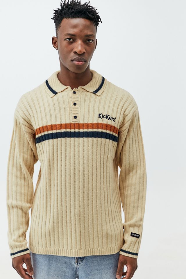 Kickers Knitted Polo Neck Jumper | Urban Outfitters UK