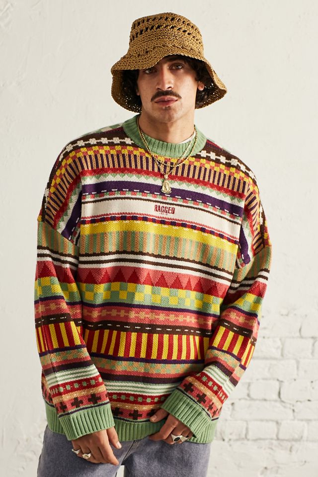 The Ragged Priest Kurt Multicolour Knit Jumper | Urban Outfitters UK