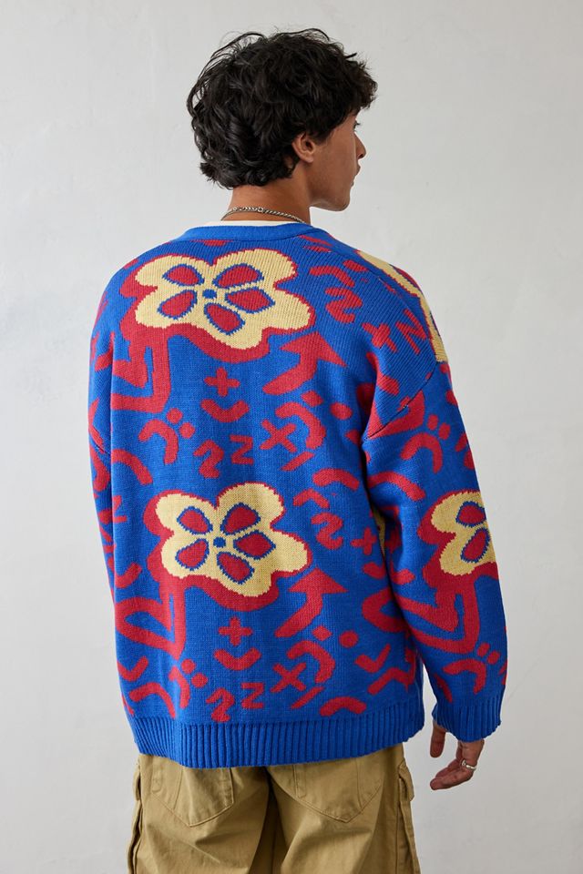 The Ragged Priest UO Exclusive – Geblümter Cardigan in Blau #2