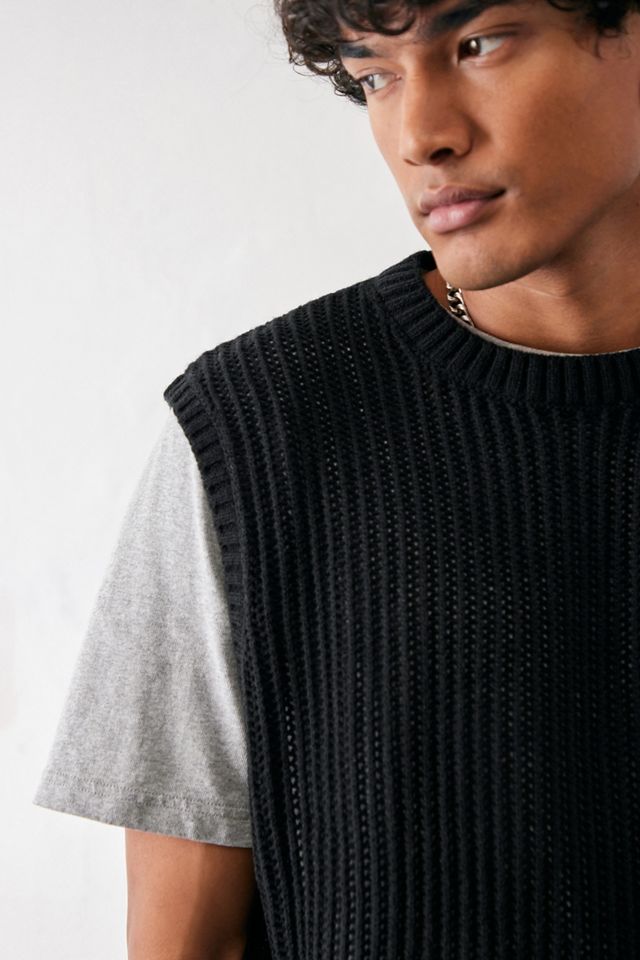 The Ragged Priest - Haut sans manches en maille noir, exclusivité UO #2