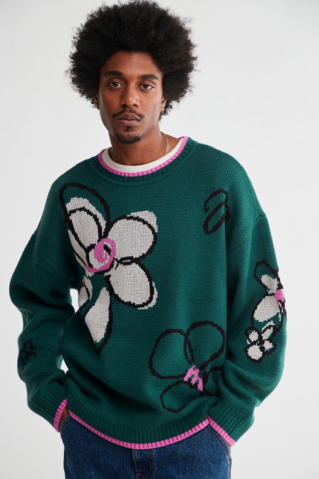 UO Daisy Doodle Suéter de Punto con Cuello Redondo #2