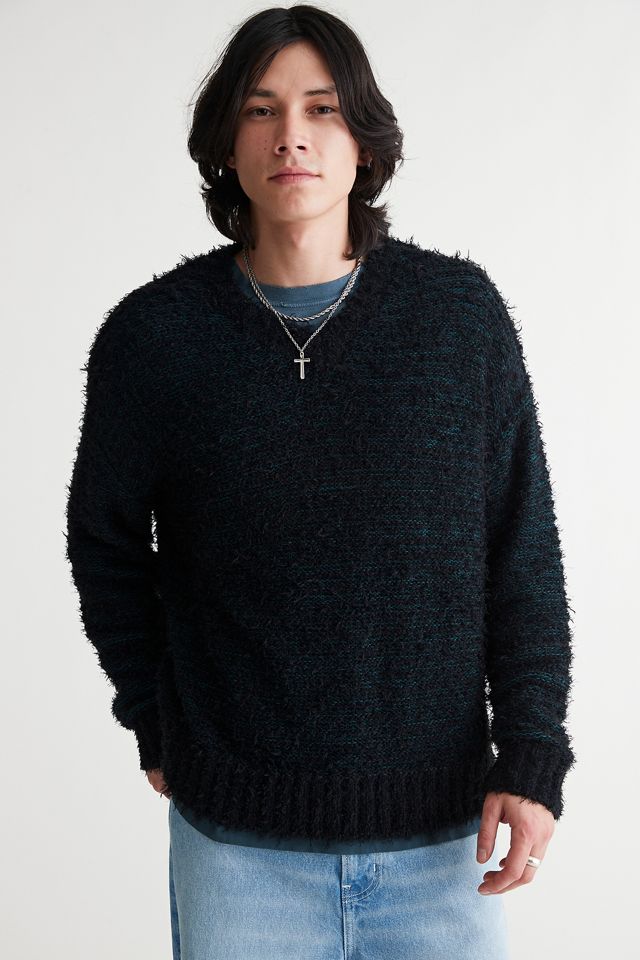 BDG – Langärmeliger Pullover „Fuzzer“ in Schwarz | Urban Outfitters DE