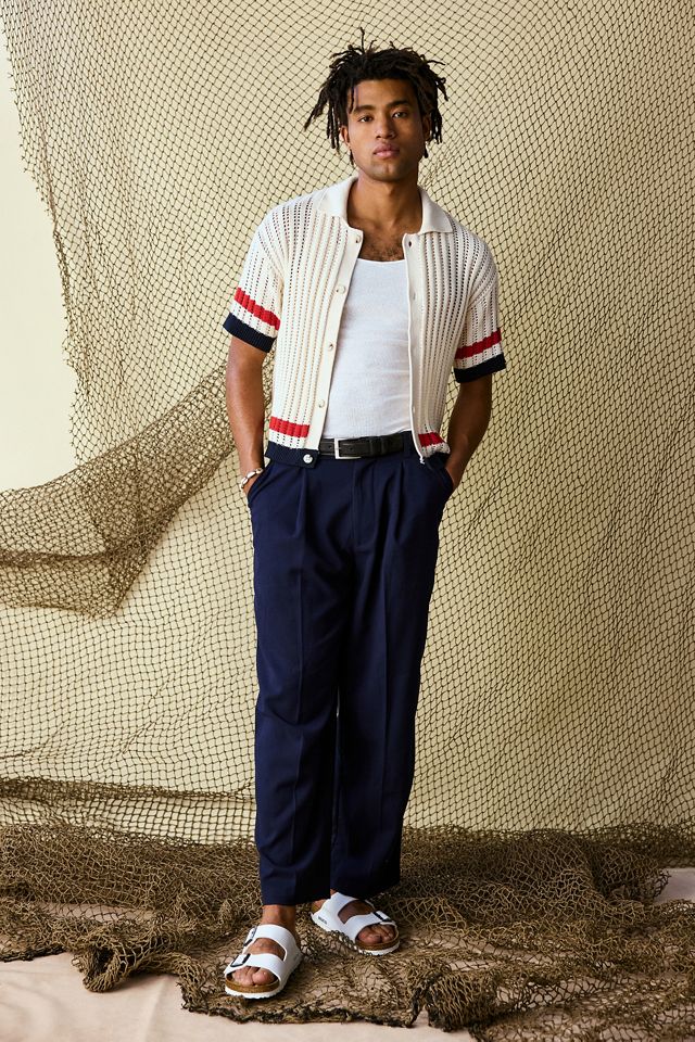 BDG Cream Norwich Tipped Polo #1