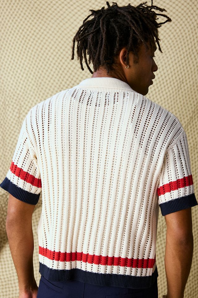 BDG Cream Norwich Tipped Polo #2
