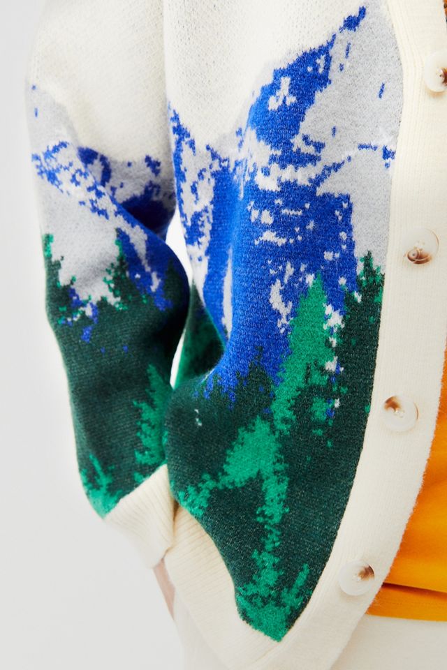 Jaded London Mountain Scene Oversized Cardigan #3