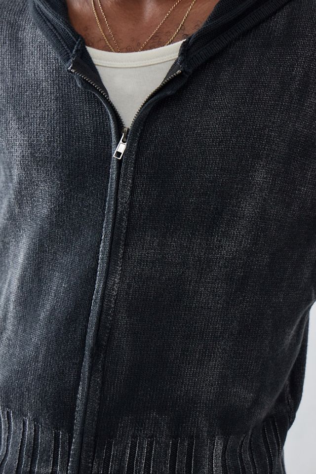 Jaded London Relic Knit Hoodie | Urban Outfitters UK