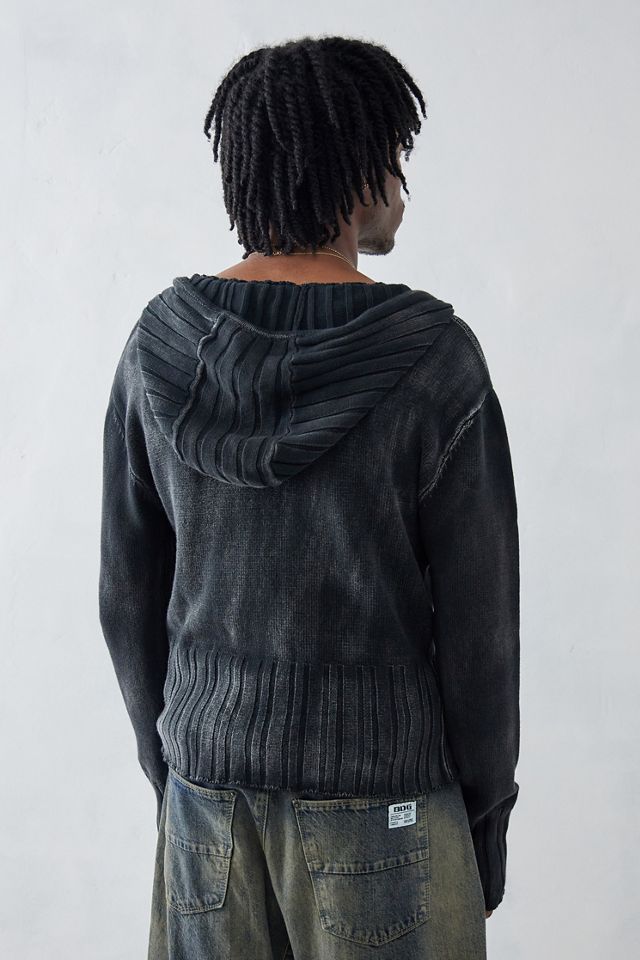 Jaded London Relic Knit Hoodie | Urban Outfitters UK