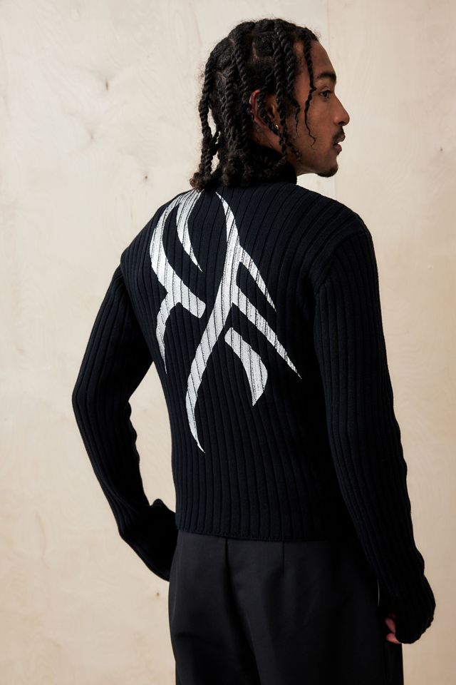 Jaded London Lucid Blade Knit Track Top | Urban Outfitters UK