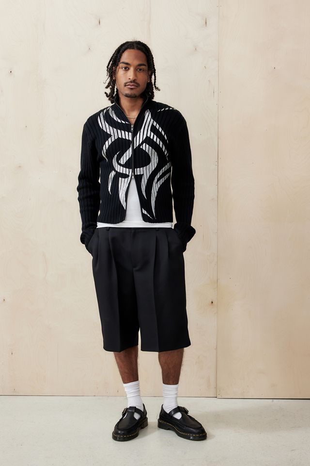 Jaded London Lucid Blade Knit Track Top | Urban Outfitters UK