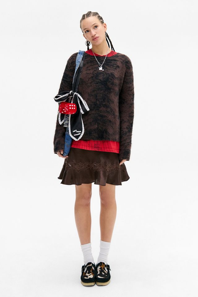 Jaded London Brown Tiger Brushed Knit Jumper #5