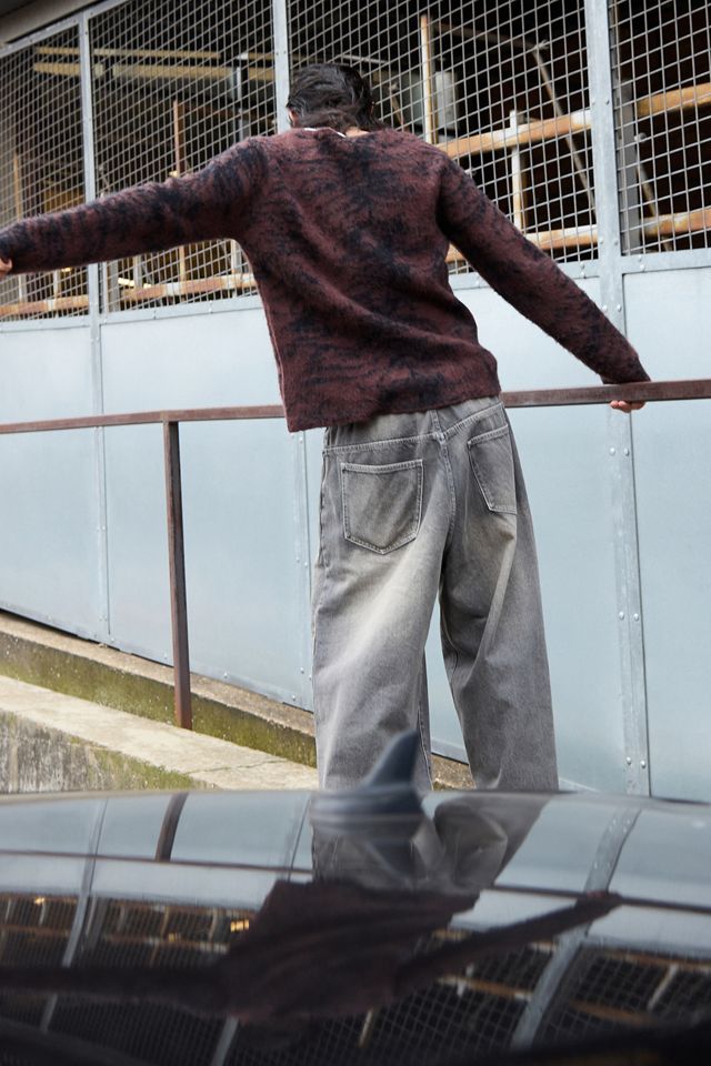 Jaded London Brown Tiger Brushed Knit Jumper #3
