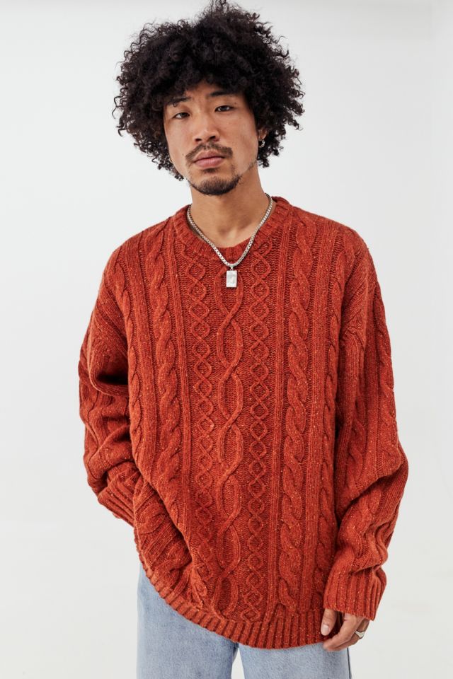 Levi's Picante Stay Loose Cable Knit Sweatshirt | Urban Outfitters UK
