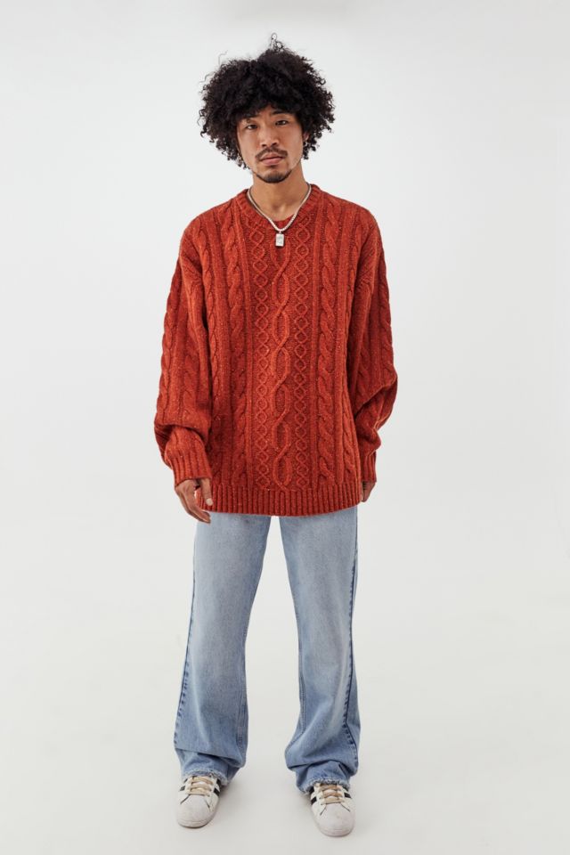 Levi's Picante Stay Loose Cable Knit Sweatshirt | Urban Outfitters UK