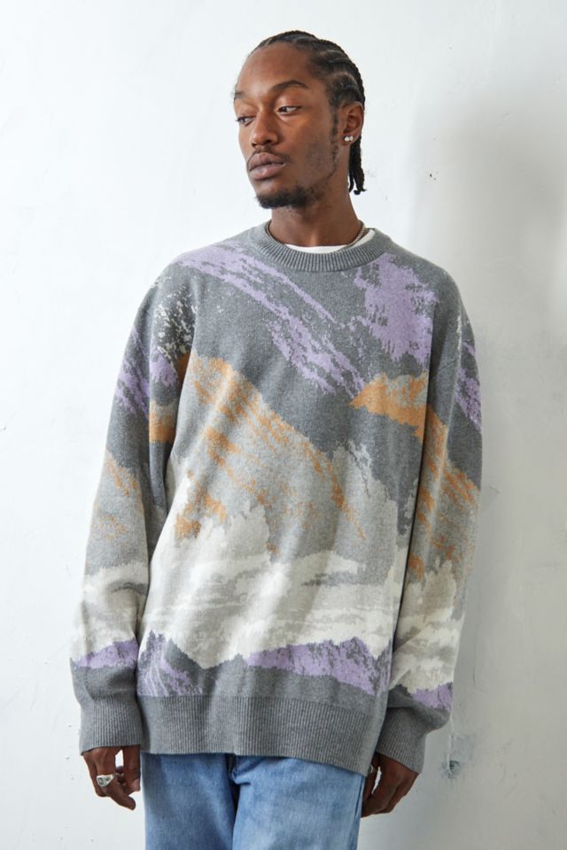 Levi's Dusk Mountain Landscape Knit Jumper | Urban Outfitters UK