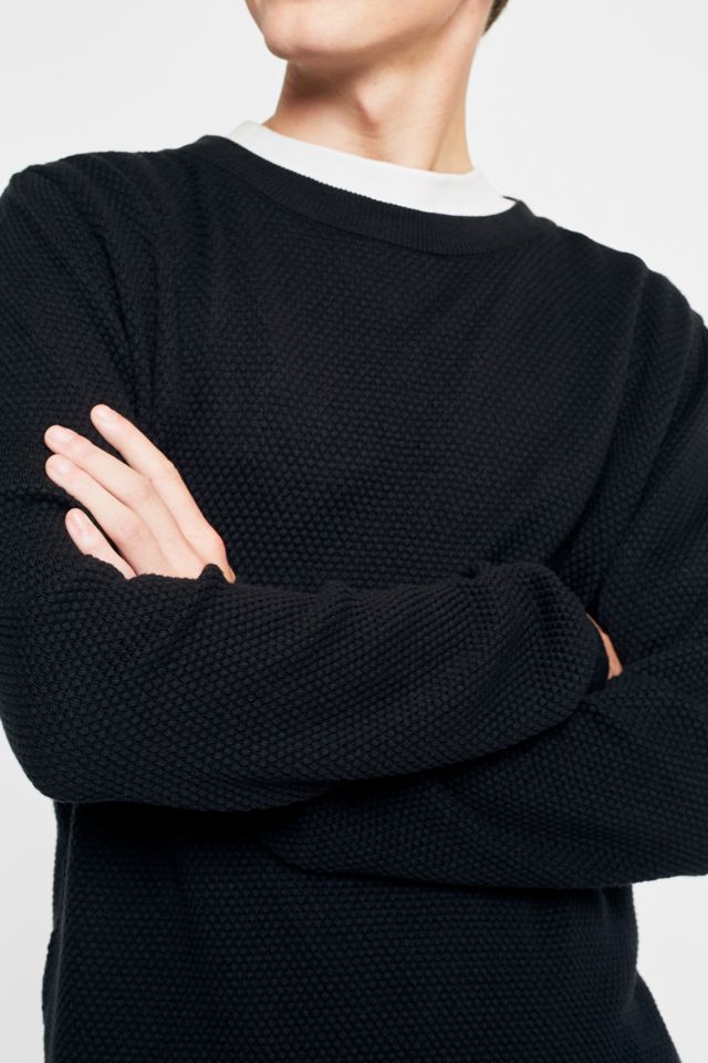 Telaio Nero Maglia Textured Jumper #1