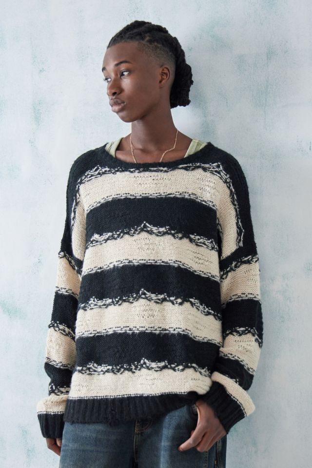 Striped knitwear sale