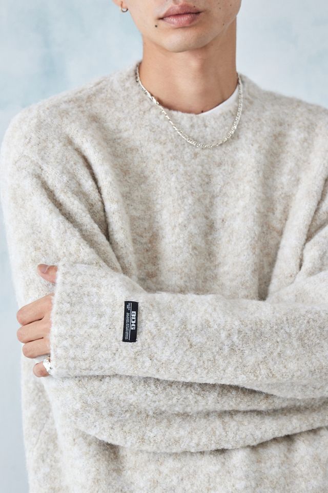 BDG - Pull en maille bouclette couleur avoine #1