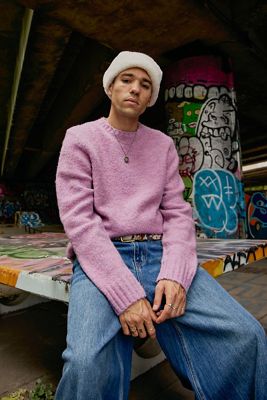 BDG Pink 98 Plain Jumper