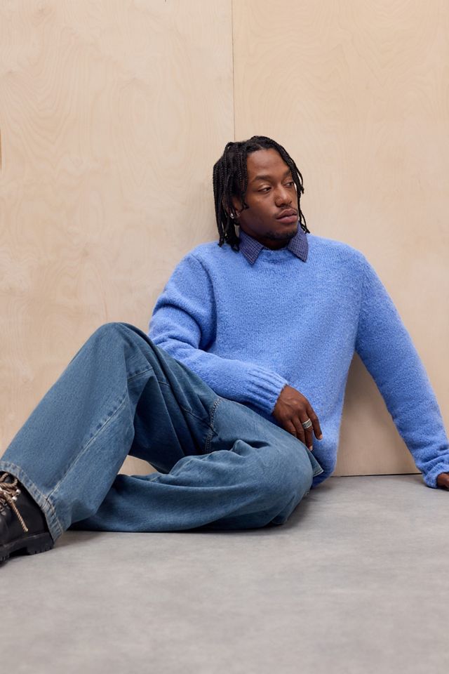 BDG Blue 98 Plain Jumper #2