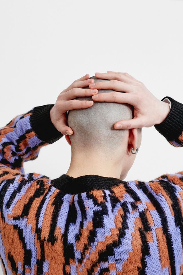 UO Psychedelic Zebra Cardigan #2