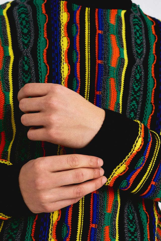 UO ‘90s Green Texture Knit Jumper #1
