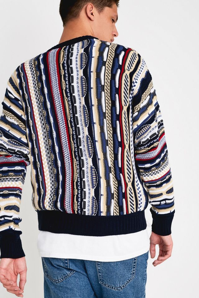 Urban Outfitters – 90er-Strickpullover im Streifendesign in Mehrfarbig #1