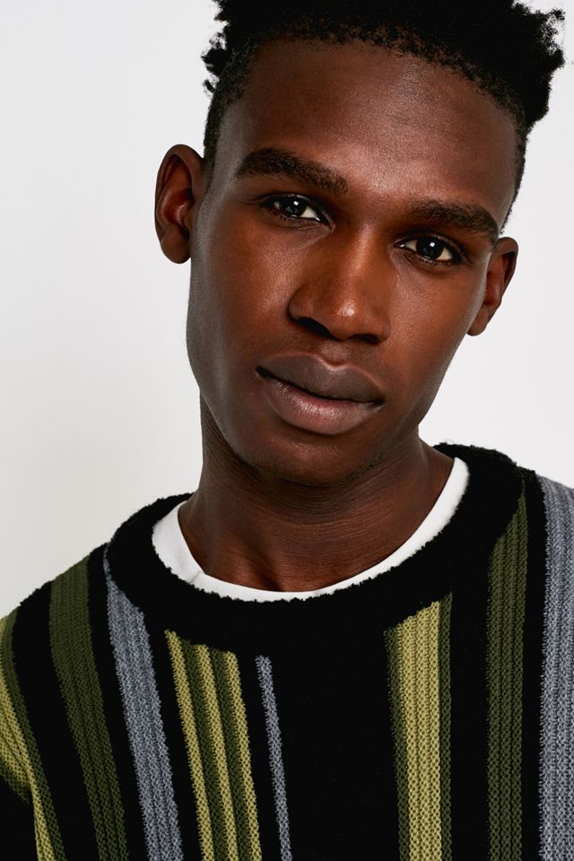 Urban Outfitters – Pullover im Streifendesign in Schwarz #2