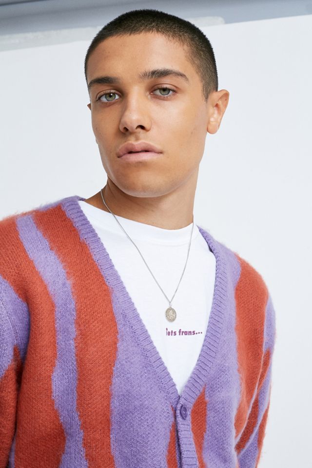 OBEY Seaweed Purple Cardigan #2