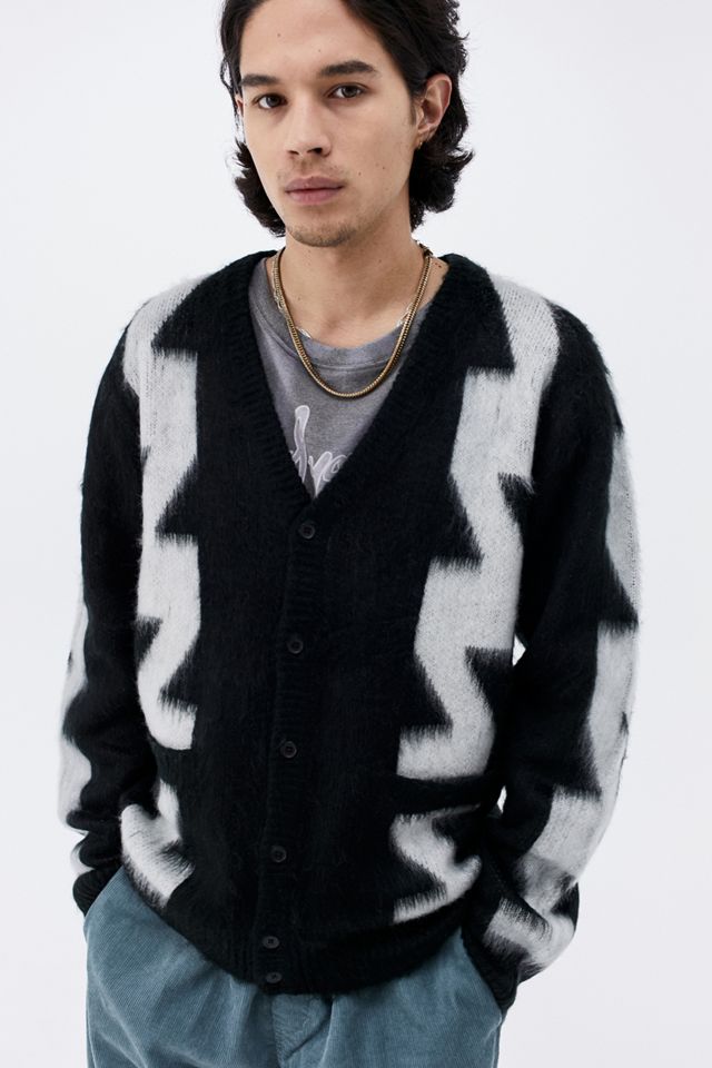 obey dexiter cardigan モヘア カーディガン - トップス