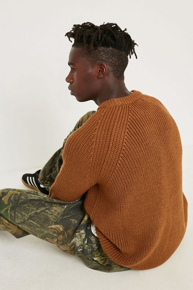 Urban Outfitters – Seemannspullover mit Raglanärmeln in Zimt #1