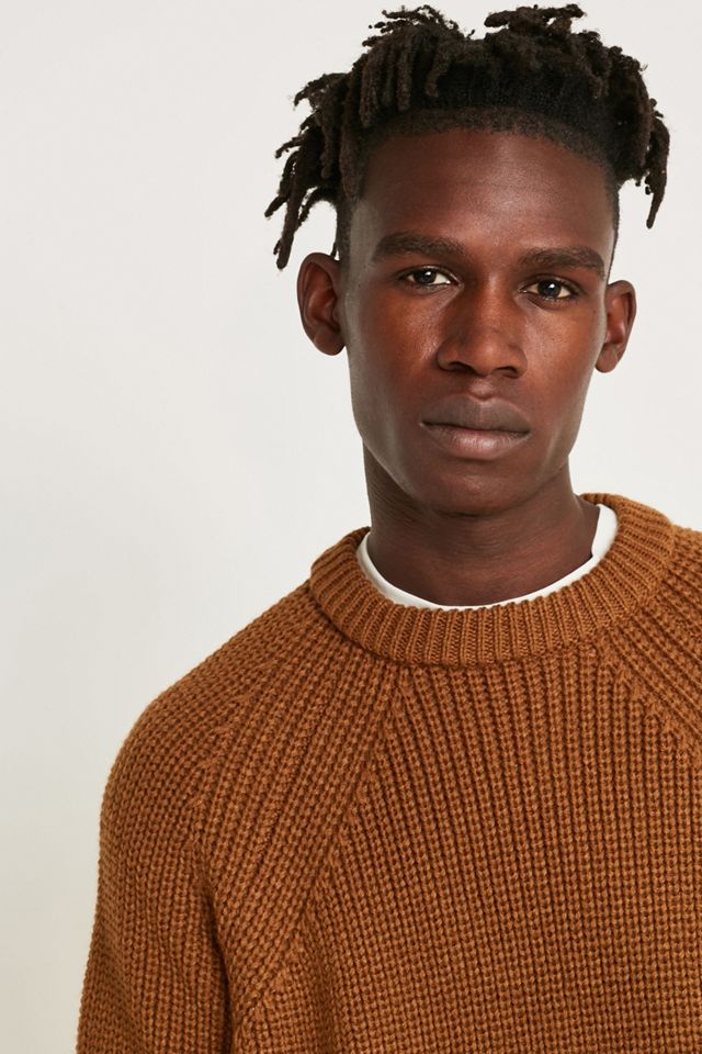 Urban Outfitters – Seemannspullover mit Raglanärmeln in Zimt #4