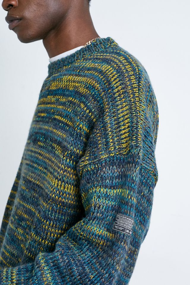 UO - Pull en maille torsadée bleu  #2
