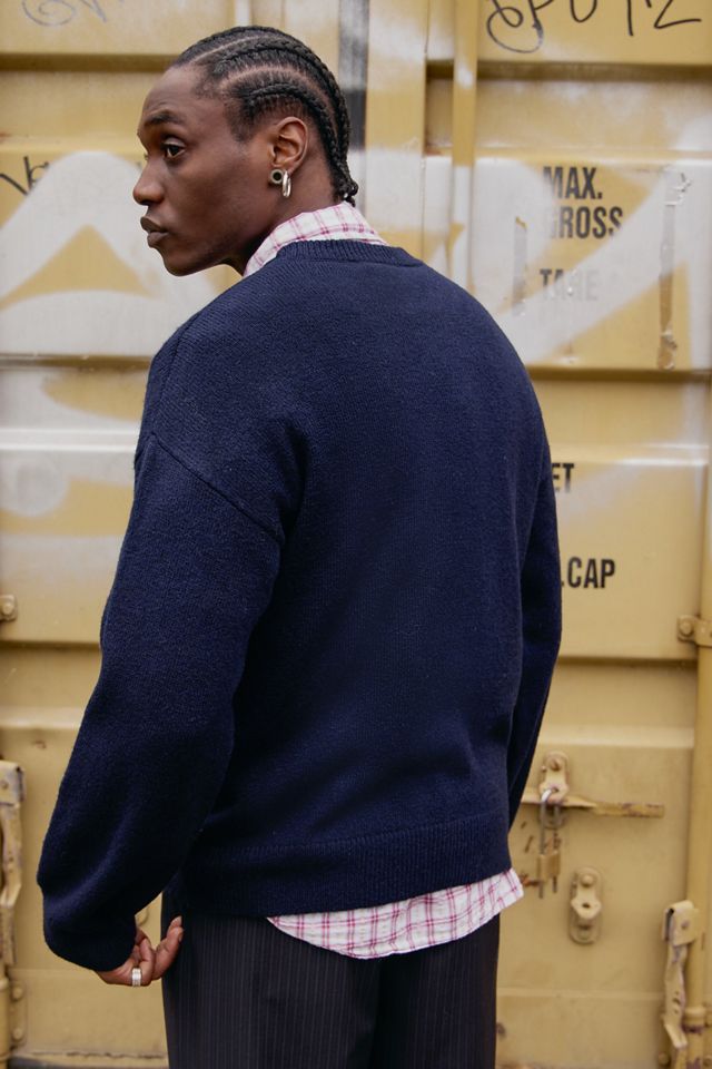 UO Navy Snoopy Knit Jumper #4