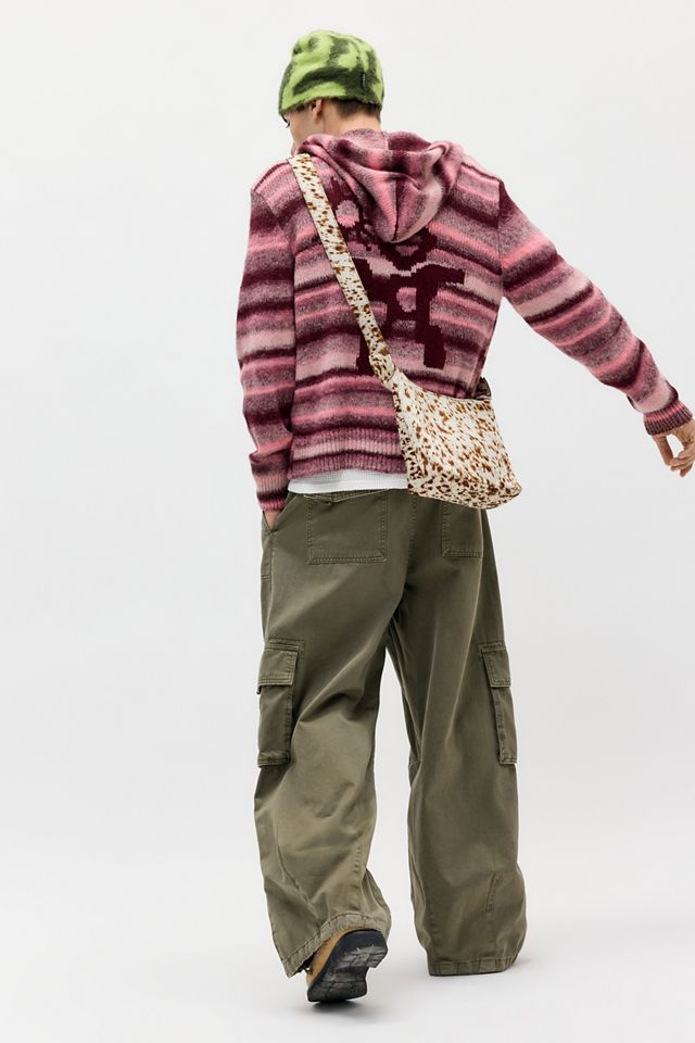 Sweat à capuche en maille dégradé rose Ayker Icon #1