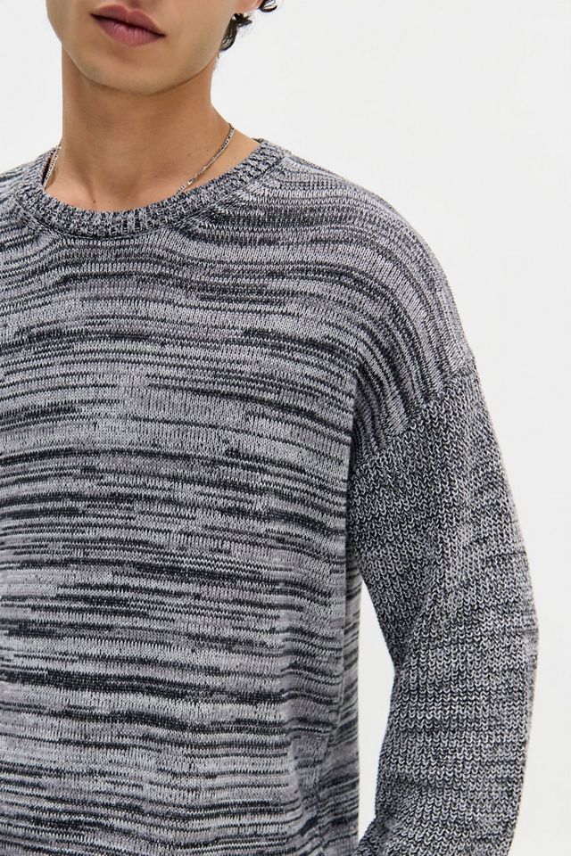 Archivis Mixed Knit Crew Neck Jumper #1