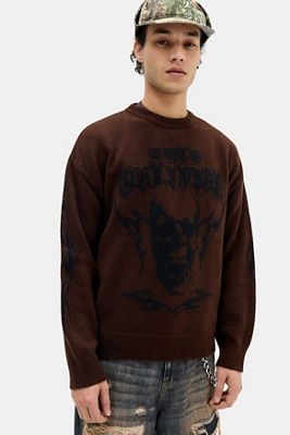 UO Brown Grunge Jumper