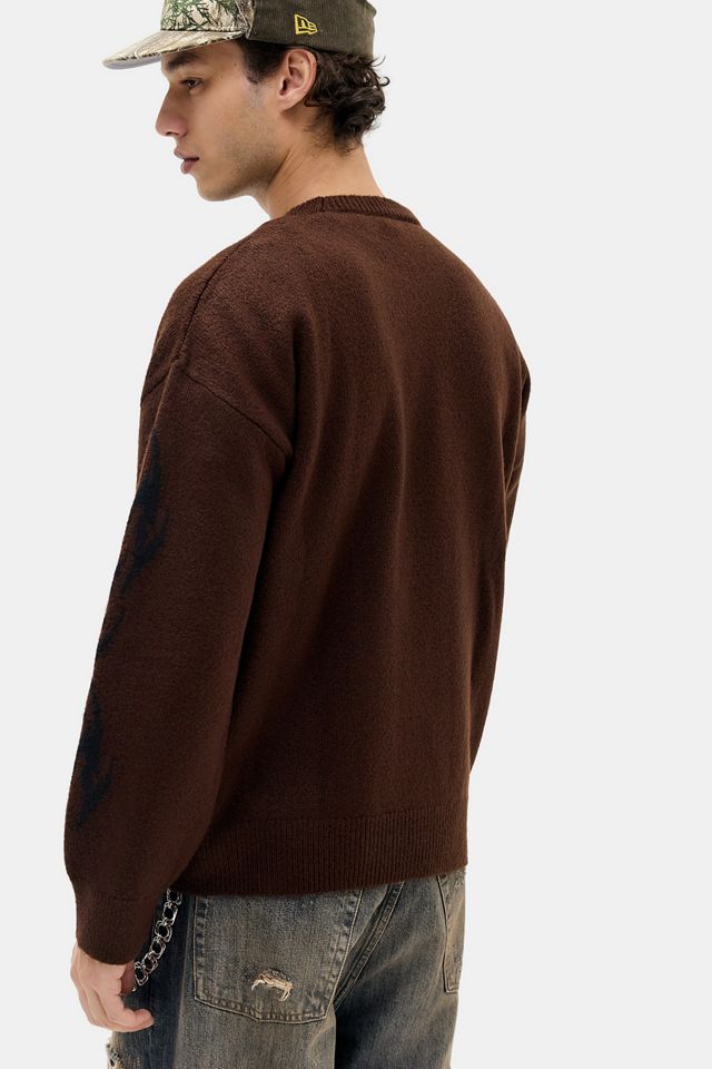 Maglione Grunge Marrone UO #3