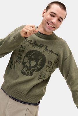 Jersey con Gráfico de Calavera Archivis