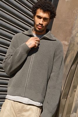 Top da Tuta in Maglia con Collo a Imbuto e Zip Integrale Archivis