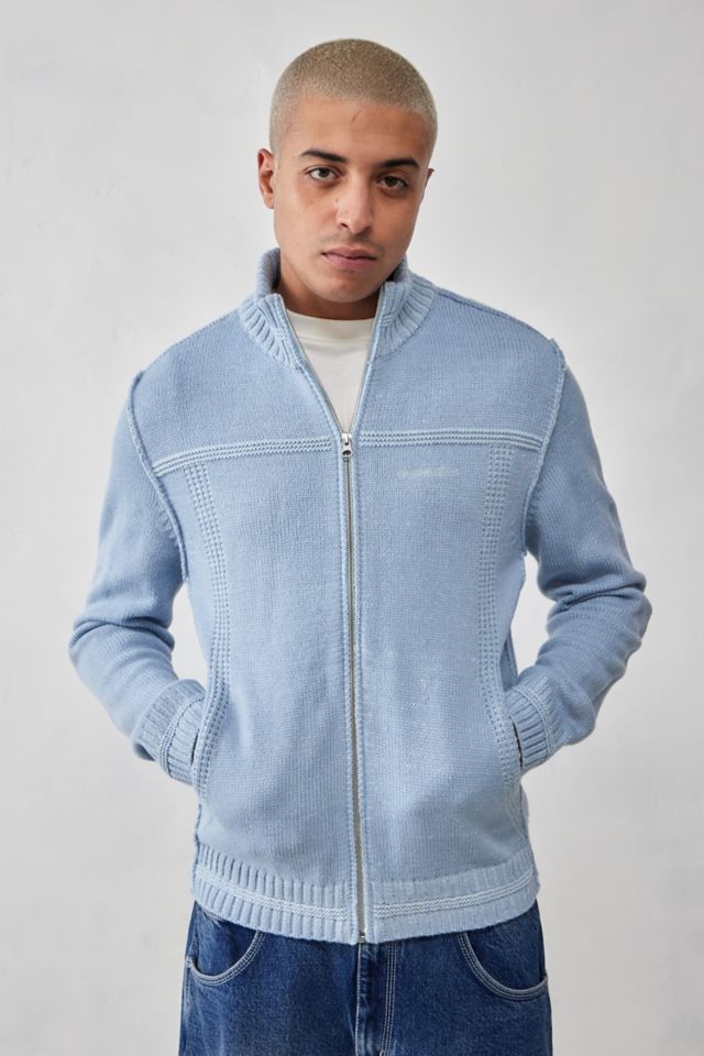 Light blue track top jacket