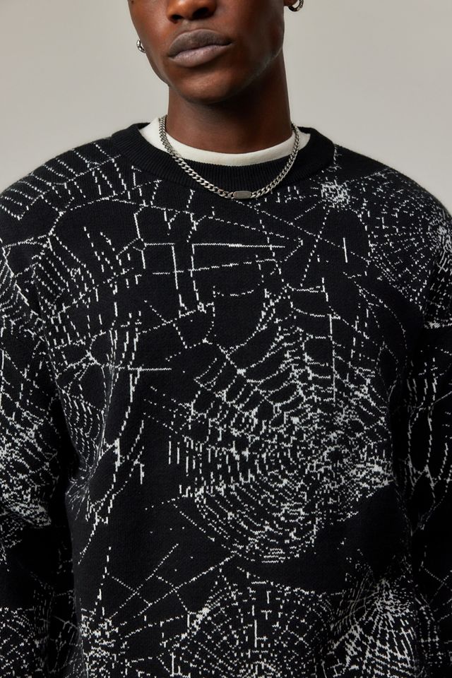 UO Spider Wed Black Knit Jumper #2