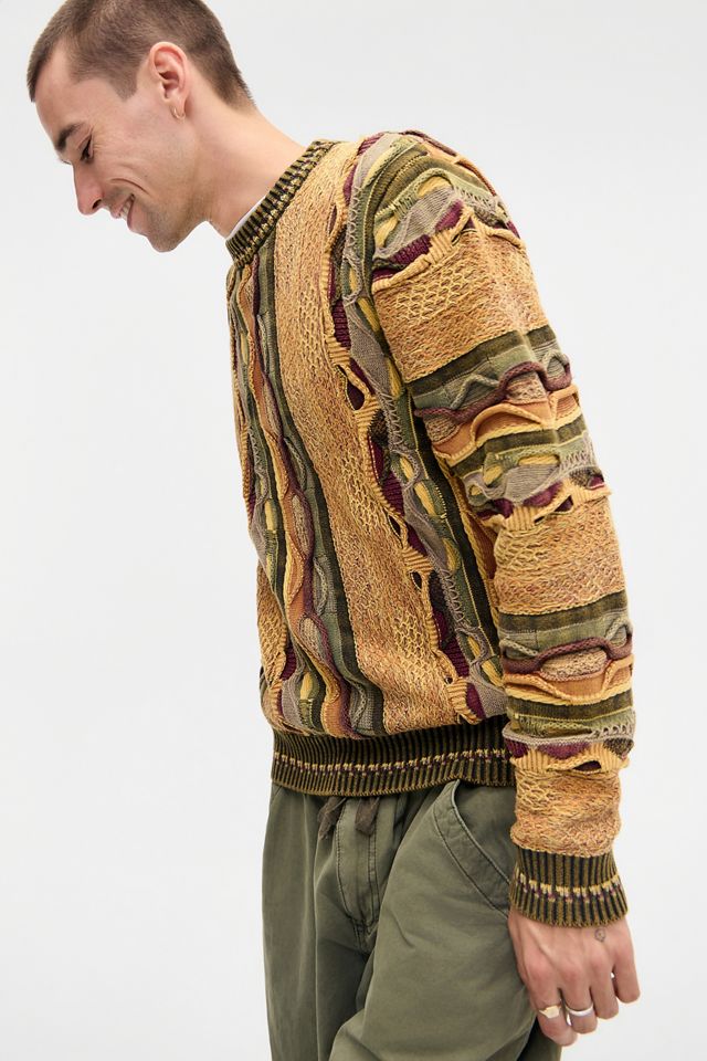 Maglione lavorato a maglia testurizzata Ayker arancione #2
