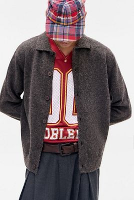 Loom Brown Button-Through Polo Shirt