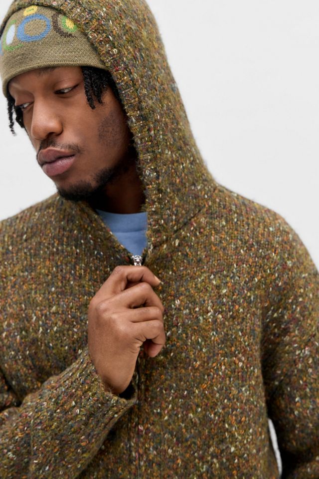 Sweat à capuche kaki à fermeture éclair Ayker #1