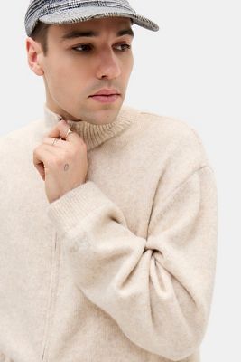 Loom Marl Ecru Knit Track Top