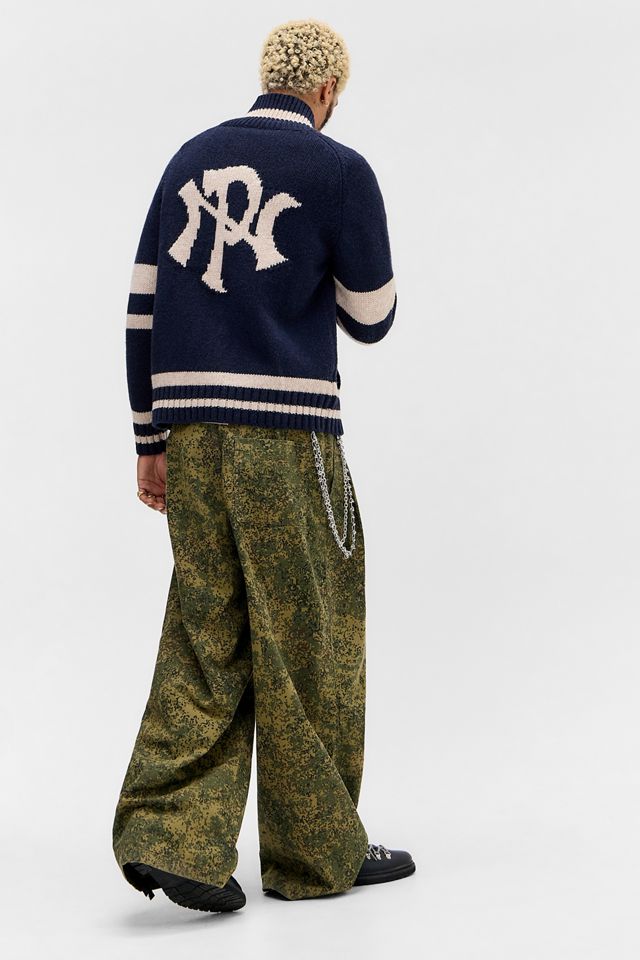 No Problemo Varsity Zip-Through Knit Jumper #4