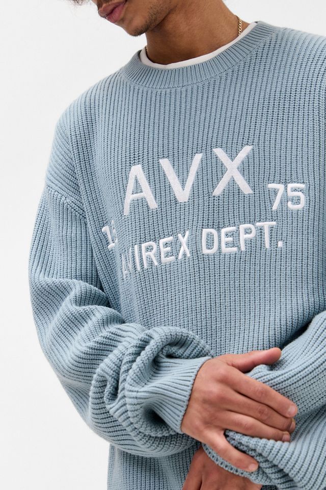 AVX Avirex Dept UO Exclusive Maglione Azzurro Orizzonte #2